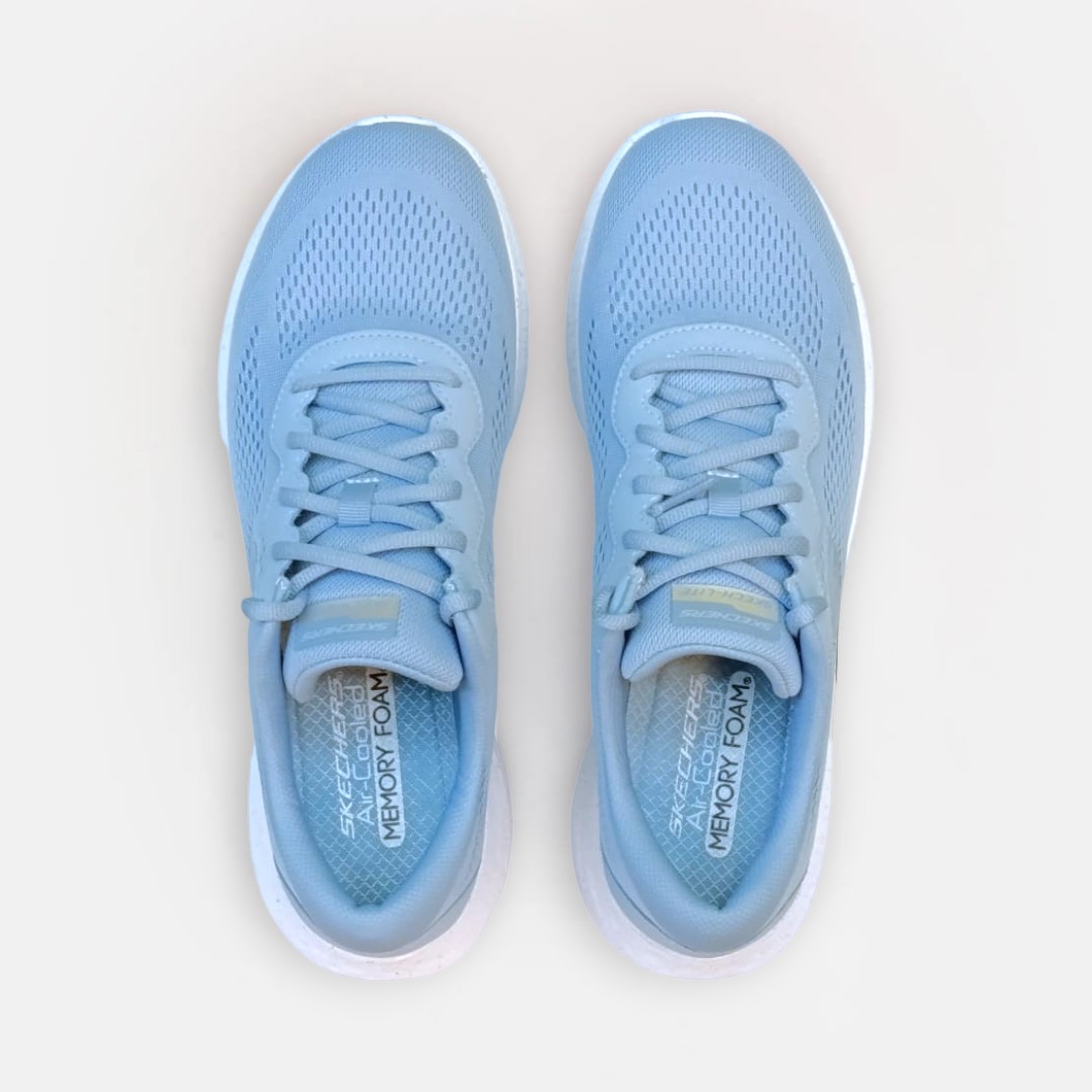 Skechers Ladies Lite Pro Trainer celeste mujer