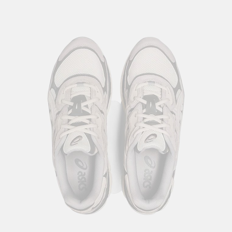 ASICS GEL-NYC Unisex – Cream / Oyster Grey vista superior