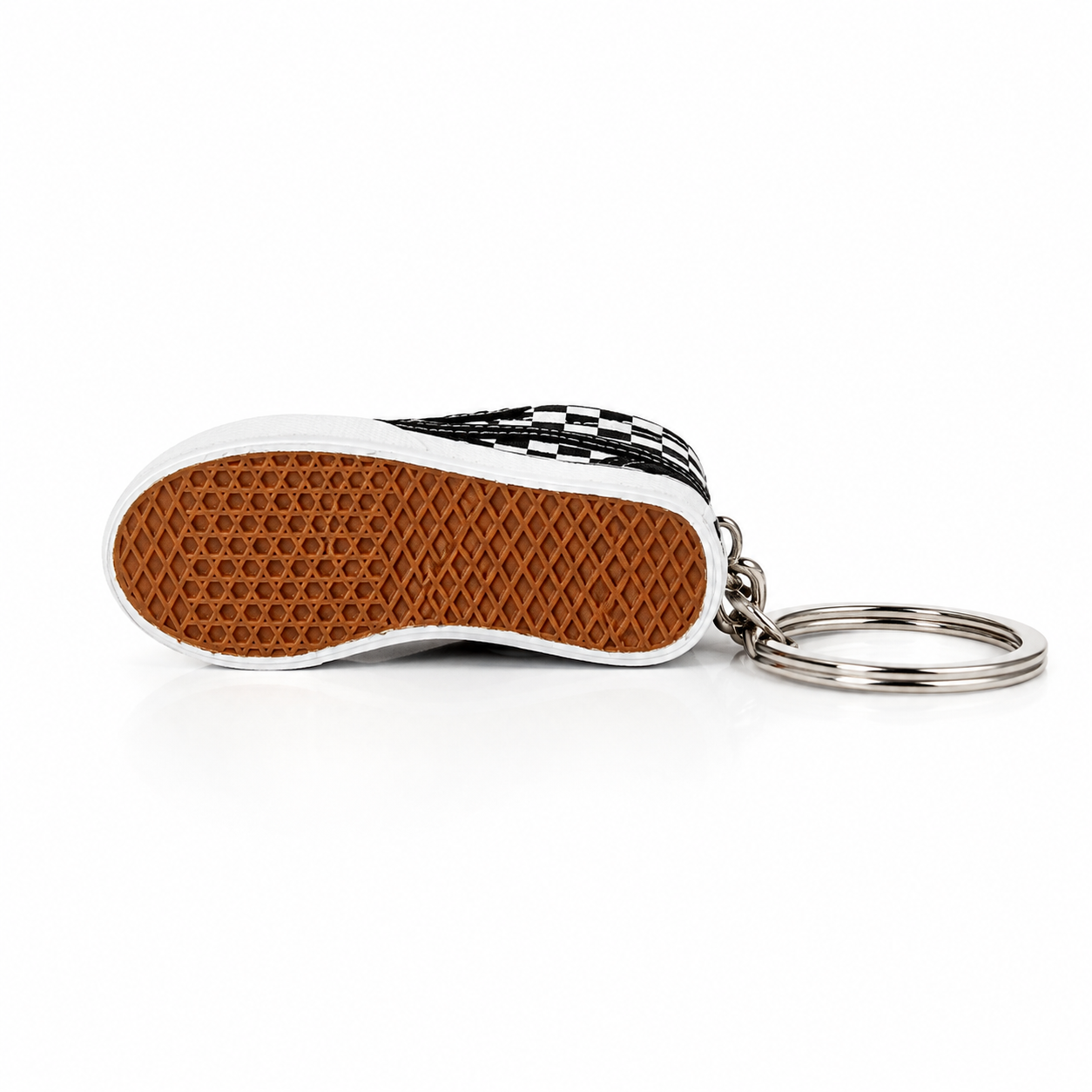 Suela Mini sneaker Vans Sk8-Hi Damier vista lateral