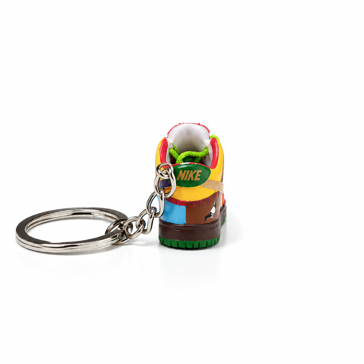 Mini sneaker Nike SB Dunk Low What The Dunk derecha trasera