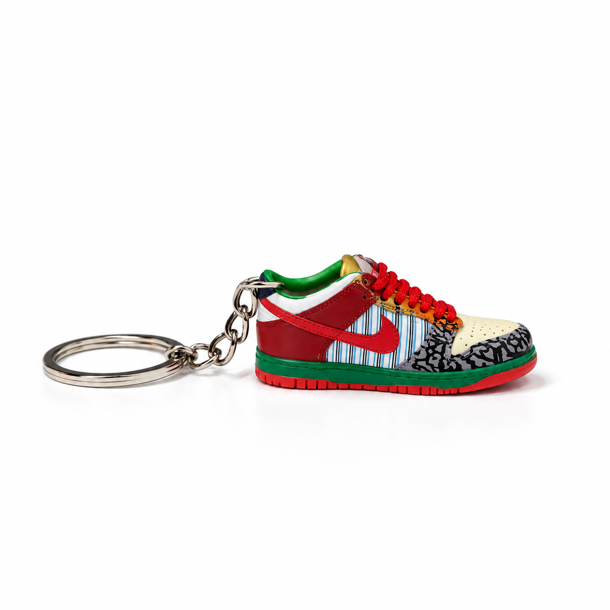 Mini sneaker Nike SB Dunk Low What The Dunk izquierda lateral opuesto