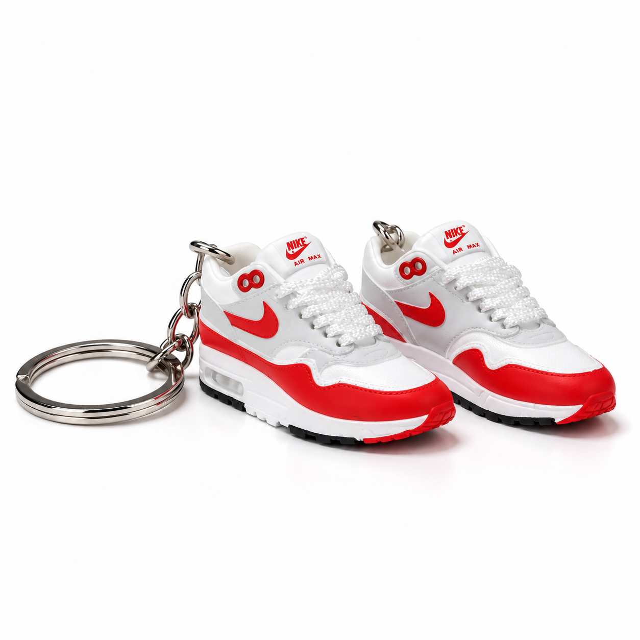 Dúo Nike Air Max 1 White Red vista frontal
