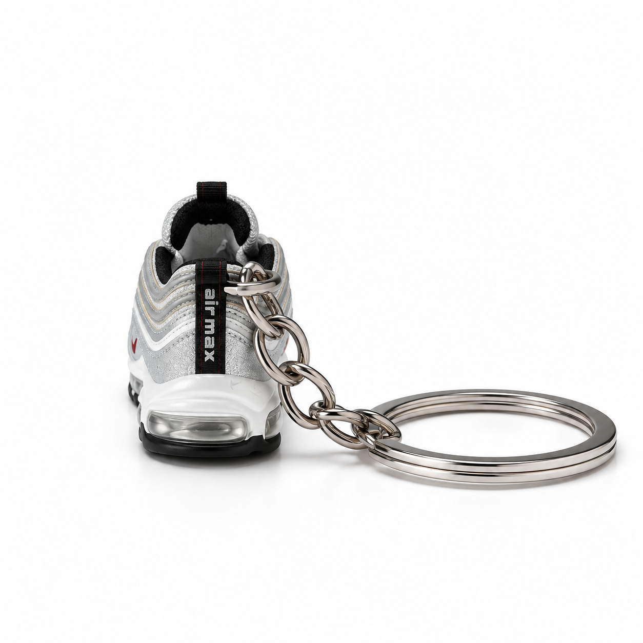 Mini sneaker Nike Air Max 97 Silver vista trasera